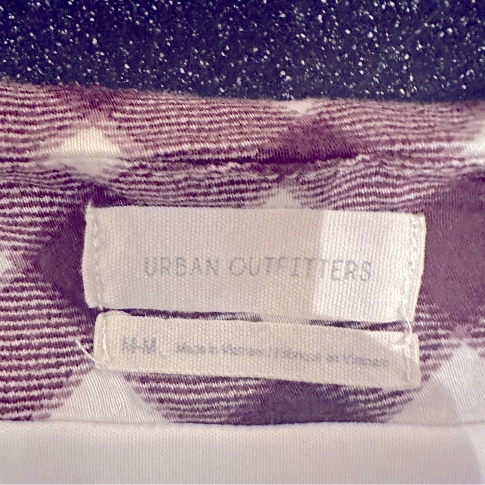 Urban Outfitters Purple and White Patterned ruched mini dress - Picture 5 of 7